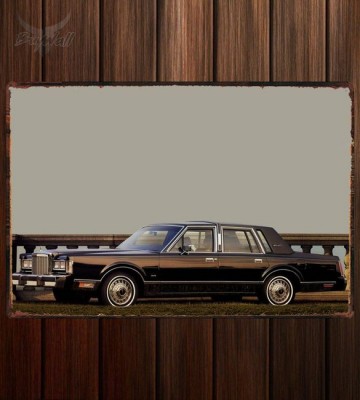 Металлическая табличка Lincoln Town Car